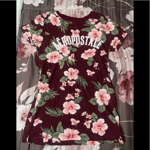 Floral Aéropostal short sleeve